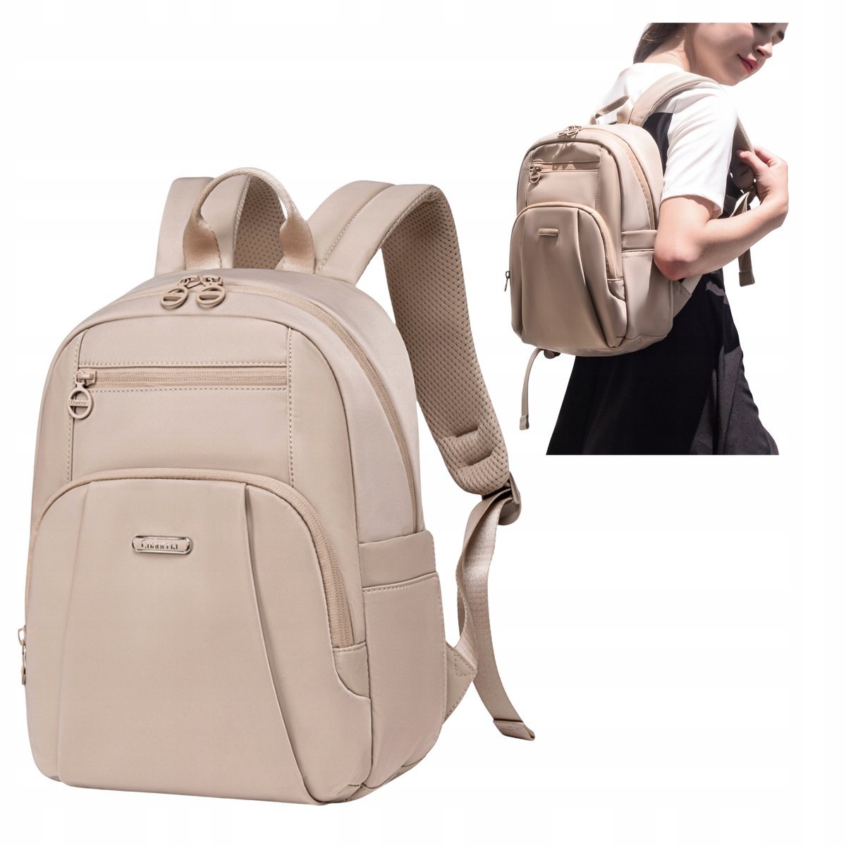 Plecak damski mały elegancki miejski modny kompaktowy dla dziewczyny