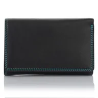 Portfele - Kolorowy portfel damski Visconti RB-43 z RFID - czarny - miniaturka - grafika 1