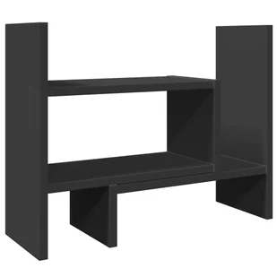 Organizer na biurko, czarny, 38,5x17x39 cm - Przyborniki na biurko - miniaturka - grafika 1