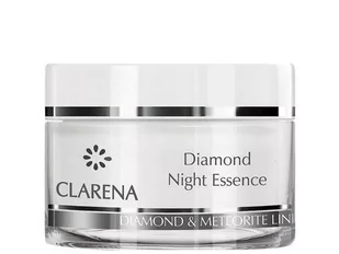 Clarena Diamond Night Essence. Diamentowa esencja krem na noc dla cery dojrzałej 50ml - Kremy do twarzy - miniaturka - grafika 1