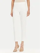 Spodnie damskie - Patrizia Pepe Spodnie materiałowe 2P1683 A411 Biały Regular Fit - miniaturka - grafika 1