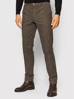 Spodnie męskie - BOSS Spodnie materiałowe C-Genius 50459123 Szary Slim Fit - grafika 1