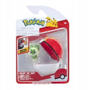 POKEMON CLIP N GO SPRIGATITO WITH REPEAT BALL - Figurki dla dzieci - miniaturka - grafika 1