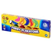 Farby i media malarskie - Astra Farby Plakatowe 12 kolorów 10ml - miniaturka - grafika 1