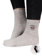 Skarpetki damskie - Skarpety dziecięce chłopięce bawełniane z napisem 3PAK 23-26 YOCLUB - miniaturka - grafika 1