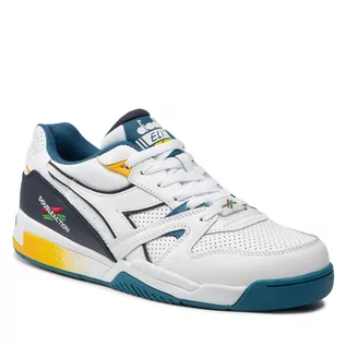 Sneakersy damskie - DIADORA Sneakersy Duratech Elite 501.175729 C8015 White/Blue Sapphire - grafika 1