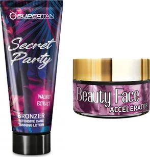 Supertan Supertan California Secret Party + Słoiczek Beauty Face - Balsamy i kremy do opalania - miniaturka - grafika 1