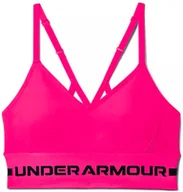 Bielizna sportowa damska - Biustonosz damski Under Armour  Seamless Low Long Htr Bra pink Beta Tint XL - miniaturka - grafika 1