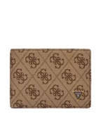 Portfele - Guess Duży Portfel Męski SMMALL LEA27 Brązowy - miniaturka - grafika 1