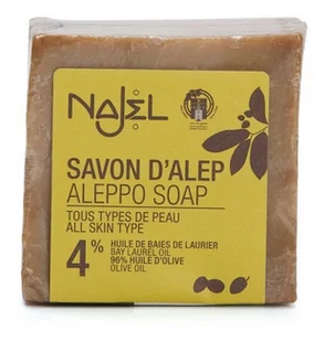 NAJEL Mydło Aleppo Premium z olejem laurowym 4% 155g - Mydła - miniaturka - grafika 1