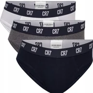 Majtki męskie - SLIPY MĘSKIE MAJTKI BIELIZNA CRISTIANO RONALDO BASIC BRIEF 3-PAK XL - miniaturka - grafika 1