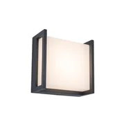 Lampy ogrodowe - Lutec QUBO LED 8,5W IP54 3000K Kinkiet zewnętrzny 5195401118 5195401118 - miniaturka - grafika 1