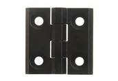 Zawiasy, okucia i inne akcesoria - Zawias 50x50 sworzeń stal nierdzewna, grubość 6 mm, czarny - miniaturka - grafika 1