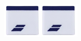 Frotka Babolat  Logo Wristband White/Sodalite Blue - Tenis ziemny - miniaturka - grafika 1