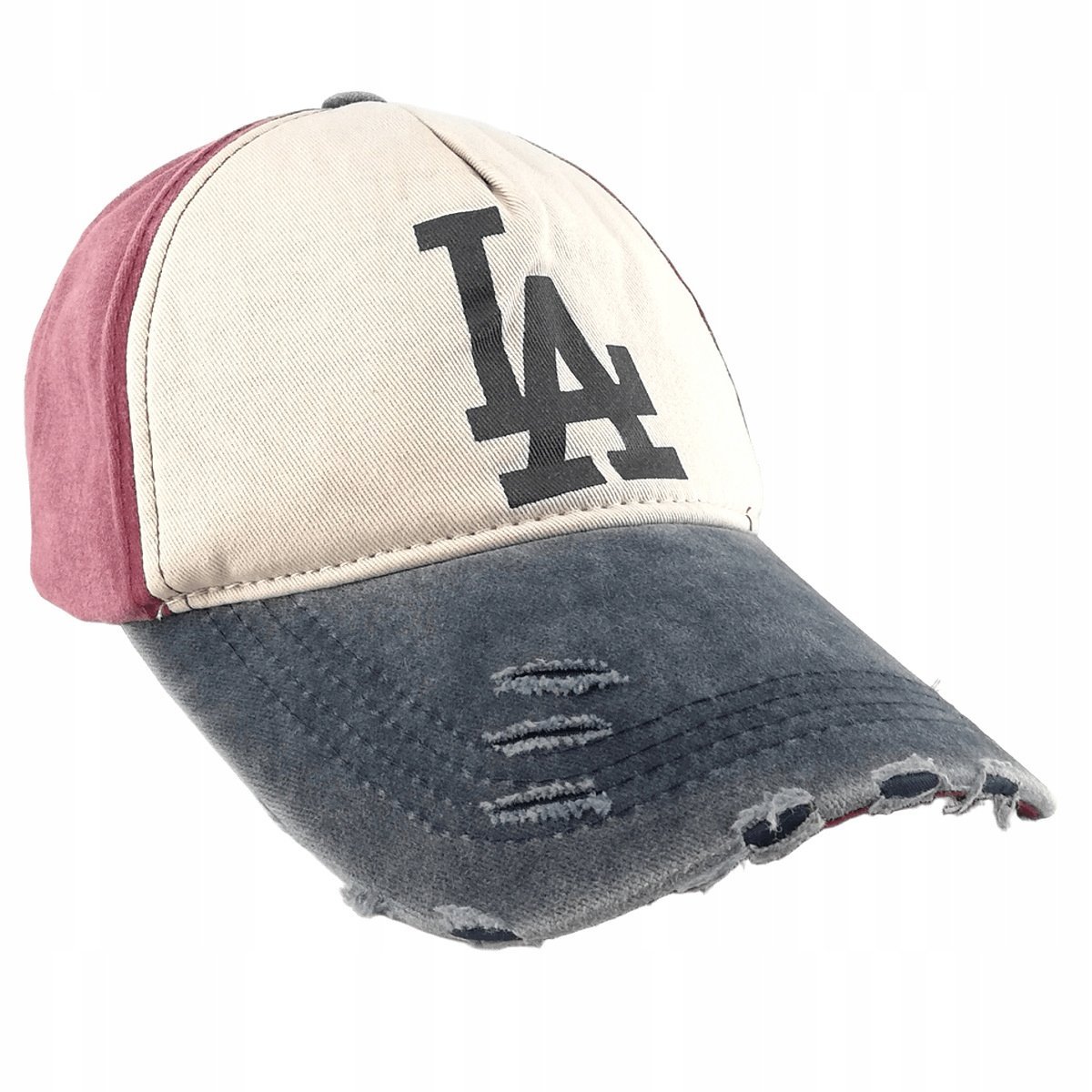 Czapka Z Daszkiem Bejsbolówka Retro Vintage Jeans Unisex La