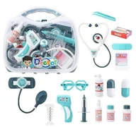 Mały naukowiec - MAŁY DOKTOR ZESTAW LEKARSKI LEKARZ WALIZKA DŹWIĘK - miniaturka - grafika 1