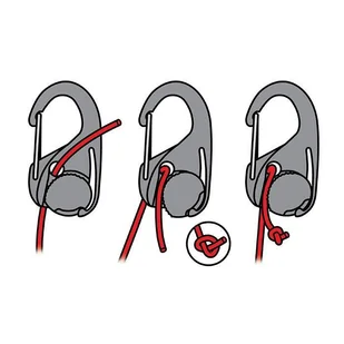 Nite Ize - Regulowana klamra biwakowa CamJam® Cord Tightener - 2 sztuki + 2,4 m linki - NCJ-25-2R3 - Akcesoria turystyczne - miniaturka - grafika 6