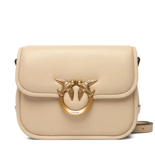Torebka PINKO Love Box Bag Fl Mini PE 25 PLTT 104297 A26L Beżowy - Torebki damskie - miniaturka - grafika 1