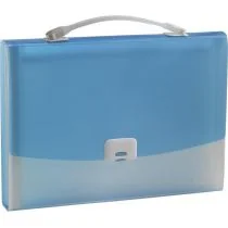 PANTA PLAST SP. Z O.O. Teczka A4 HARMONIJKA 13 PRZEGRÓD NIEBIESKA. - Teczki i skoroszyty - miniaturka - grafika 2