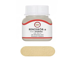Farba/lakier do powierzchni skórzanych   piaskowa 30ml, Renoskór - Zabawki kreatywne - miniaturka - grafika 1