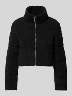 Kurtka z futerka o krótkim kroju regular fit ze szwami działowymi model ‘SANDRA’ - Kurtki damskie - miniaturka - grafika 1