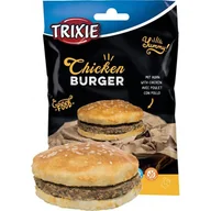 Przysmaki dla psów - Trixie Chicken Burger, przysmak dla psa, 9 cm, 140 g, kurczak i skóra naturalna - miniaturka - grafika 1