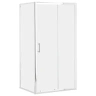 Kabiny prysznicowe - Beliani Kabina prysznicowa Yoro szkło hartowane 80x100x185cm srebrna 231254 - miniaturka - grafika 1