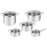 Zestawy garnków i patelni - Tefal Zestaw garnków Cook Eat B921SA55 10 elementów B921SA55 - miniaturka - grafika 1