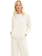 Bluzy damskie - Tom Tailor Bluza w kolorze kremowym - miniaturka - grafika 1