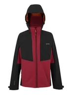 Kurtki i kamizelki sportowe męskie - Regatta Kurtka softshellowa "Hewitts" w kolorze bordowym - miniaturka - grafika 1