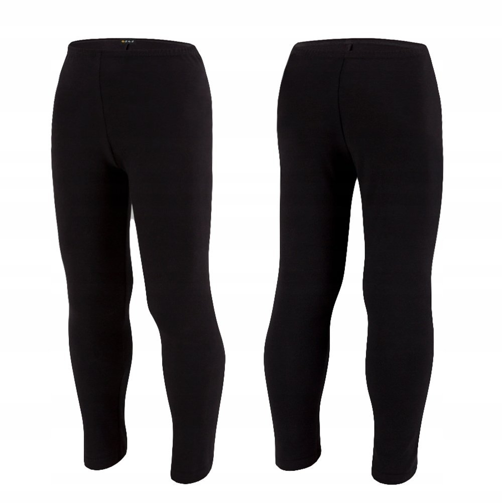 Bawełna Legginsy Getry Dziecięce 128 CZARNY Leginsy