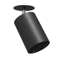 Lampy sufitowe - Metalowy reflektor sufitowy Ace 3256 BROSline tuba spot punktowy czarny - miniaturka - grafika 1