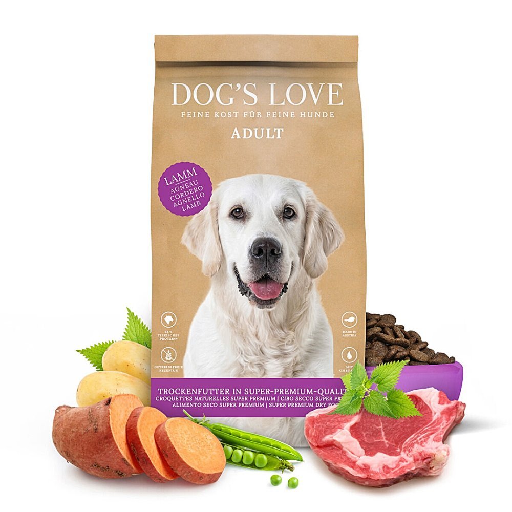 Dog´s Love Adult, jagnięcina - 12 kg