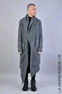 Swetry męskie - La Haine Iside Us Kardigan "Unisex-LM056" - miniaturka - grafika 1