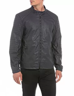 Replay Męska kurtka M8324, niebieska (910 Dark Blue), XL, 910 Dark Blue, XL - Kurtki męskie - miniaturka - grafika 1