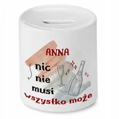 Skarbonki - Dla Recepcionistki Skarbonka na Urodziny Prezent z Nadrukiem ze Zdjęciem + Opakowanie na prezent (wzór 04) - miniaturka - grafika 1