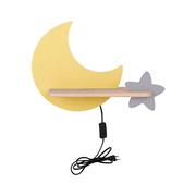 Lampy pozostałe - Żółta lampa dziecięca Moon – Candellux Lighting - miniaturka - grafika 1