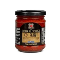 Pasztet i przetwory mięsne - Kiełbasa Njdua Spilinga Piccante 185g PF VST - San Vincenzo - miniaturka - grafika 1