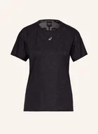 Koszulki i topy damskie - Asics Koszulka Do Biegania Metarun Ss Top schwarz - miniaturka - grafika 1