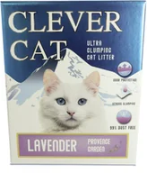 Żwirek dla kotów - Clever Cat kattegrus Lavendel 10 L - miniaturka - grafika 1