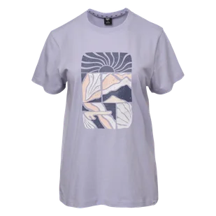 Damska Koszulka z krótkim rękawem HI-TEC LADY GLADYS M000261600 – Fioletowy - Koszulki i topy damskie - miniaturka - grafika 1