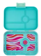 Lunch boxy - Lunchbox szkolny XL Yumbox Tapas 4 sekcje - antibes blue / groovy - miniaturka - grafika 1