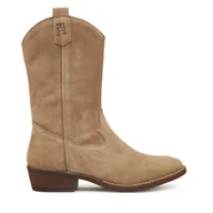 Buty dla dziewczynek - Kowbojki Tommy Hilfiger T3A6-34041-1429691 Brązowy - miniaturka - grafika 1