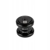 Części rowerowe - Accent Stery ahead HST-BASIC 1-1/8" EC34/EC34 łożyska kulkowe czarne - miniaturka - grafika 1