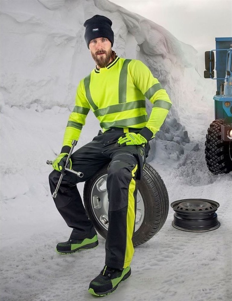 Ardon NEON H6471 - spodnie zimowe do pasa z kieszenią na nakolannki 3XL