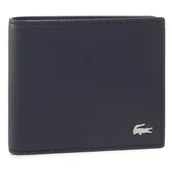 Portfele - Duży Portfel Męski Lacoste Small Billfold NH1115FG Granatowy - miniaturka - grafika 1