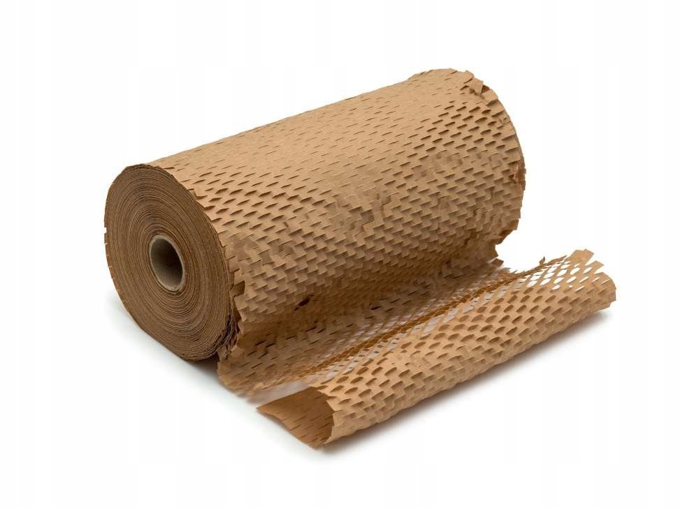 PAPIER NACINANY KRAFT BRĄZ 40CM/100M DO PAKOWANIA PLASTER MIODU
