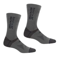 Skarpetki damskie - Regatta Skarpety Wełniane Wool Hiker 2-pak Szaro-granatowy, Rozmiar: 6-8 - miniaturka - grafika 1