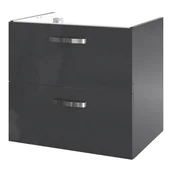 Szafki łazienkowe - Szafka pod umywalkę Aruna wisząca 60 cm szara - miniaturka - grafika 1