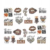 Lakiery hybrydowe - AllePaznokcie, Naklejki Wodne Bn-2282 Panterka - Do Zdobień Na Lakier Hybrydowy I Klasyczny, Żel Uv I Akryl - miniaturka - grafika 1